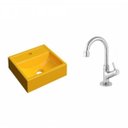 Ver imagem 2 de Kit Cuba Q32 com Torneira 1198 Metal 1/4 Volta
