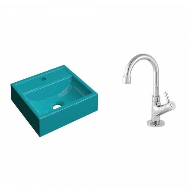 Kit Cuba Q32 com Torneira 1198 Metal 1/4 Volta - 2