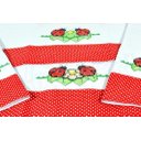 Ver imagem 2 de Jogo de Semaninha em Ponto Cruz e Barrado - Joaninhas Arte & Tear