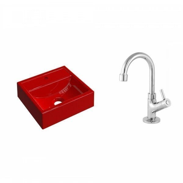 Kit Cuba Q32 com Torneira 1198 Metal 1/4 Volta - 2