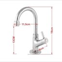 Ver imagem 6 de Kit Cuba Q32 com Torneira 1198 Metal 1/4 Volta