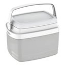 Ver imagem 1 de Caixa Térmica Cooler Pequeno 5l Tropical Soprano Cinza Claro Bebidas Praia Camping