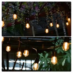 Varal de Luzes 10 Metros 10 Bocais Extensivel Cordao Decoraçao Enorme Festa Evento Comemoraçao Forma - 3