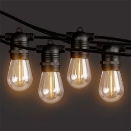 Varal de Luzes 10 Metros 10 Bocais Extensivel Cordao Decoraçao Enorme Festa Evento Comemoraçao Forma - 2