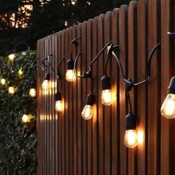 Varal de Luzes 10 Metros 10 Bocais Extensivel Cordao Decoraçao Enorme Festa Evento Comemoraçao Forma - 9