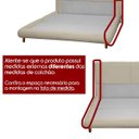 Ver imagem 3 de Base Cama Box Quarto de Casal 153cm Orgânica Napoli Bouclê Bege Soluco