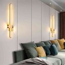 Ver imagem 1 de Arandela Led Dourado 25w Ca028-do