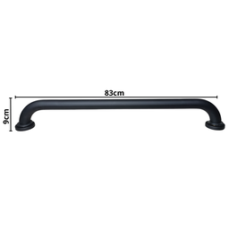 Alças Barra de Apoio 80cm Banheiro Idoso Deficiente Preto - 5