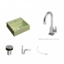 Ver imagem 2 de Kit Cuba Q32 com Torneira Luxo 1195 Metal e Válvula Click 1"b Sifão Pvc e Flexivel Compace