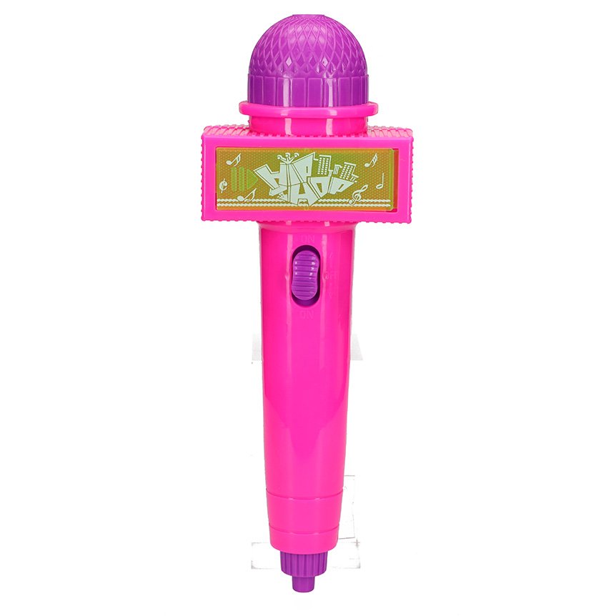 MICROFONE DE BRINQUEDO MUSICAL COM LUZ E SOM KIDS BAND ETITOYS ...