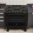 Ver imagem 5 de Fogão Itatiaia Electra Glass 5 Bocas - Mesa de Vidro - Acendimento Automático - Preto