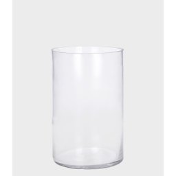 Vaso Decorativo Vidro Tubo Transparente 25x15 Único - 1