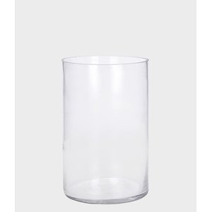 Vaso Decorativo Vidro Tubo Transparente 25x15 Único
