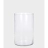 Vaso Decorativo Vidro Tubo Transparente 25x15 Único - 1