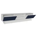 Ver mais imagens de Rack para Tv até 80 Polegadas 218 Cm 2 Portas Branco/azul Vik Madesa