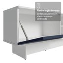 Ver imagem 6 de Rack para Tv até 80 Polegadas 218 Cm 2 Portas Branco/azul Vik Madesa