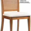 Ver mais imagens de Conjunto 2 Cadeiras Tecido Único 275 Enc Rt Ting Valentine Marrom/Amêndoa/Off White