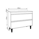 Ver imagem 3 de Balcão de Cozinha com Tampo Wollo Mdp/bp Branco G96 - Gran Belo