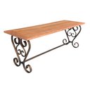 Ver imagem 1 de Banco de Ferro Com Pés Estilo Rococó Artesanal Fabricação Própria - Verniz
