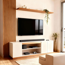 Ver imagem 1 de Rack Canadá com Rodapé 155cm para TV Byhouse