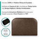 Ver imagem 5 de Cabeceira Painel Suspenso Solteiro 100 cm Alana Organica Corino Canela Artte