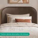 Ver imagem 2 de Cabeceira Painel Suspenso Solteiro 100 cm Alana Organica Corino Canela Artte