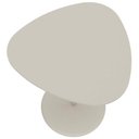 Ver imagem 2 de Mesa de Apoio Lateral Oval Bel - 100% Mdf Off White