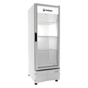 Freezer Vertical Dupla Ação 560l Imbera Porta de Vidro Branco Evz21 220v