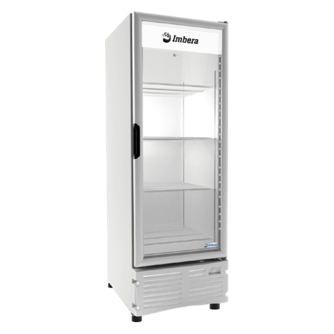 Freezer Vertical Dupla Ação 560l Imbera Porta de Vidro Branco Evz21 220v