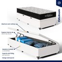 Ver imagem 5 de Cama Box Baú com Colchão de Espuma D45 Ortobom Airtech 150 D45 Solteiro 88 Cm