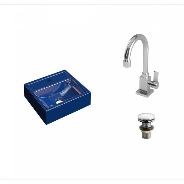 Kit Cuba Q32 com Torneira Luxo 1195 e Válvula Click 1 Pol. - 2