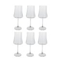 Ver imagem 2 de Jogo 6 Taças de Cristal Bohemia Para Vinho - Quadradas 460ml