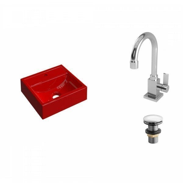 Kit Cuba Q32 com Torneira Luxo 1195 e Válvula Click 1 Pol. - 2