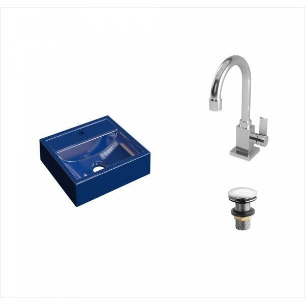 Kit Cuba Q32 com Torneira Luxo 1195 e Válvula Click 1 Pol. 1/2 - 2