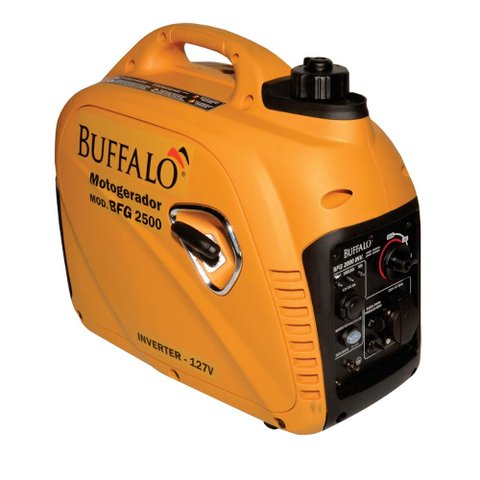 Motogerador À Gasolina Inverter 4T Buffalo BFG 2500 Partida Manual 2.5 Kw