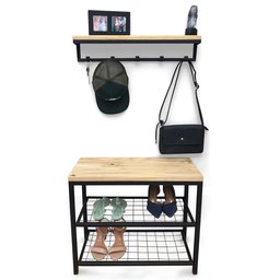 Kit Sapateira Sd 5001-60 + Cabideiro 5004 Preto - 2