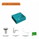 Ver imagem 3 de Kit Cuba Q32 com Válvula 1 Pol. e Sifão Pvc e Flexivel