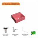 Ver imagem 3 de Kit Cuba Q32 com Válvula 1 Pol. e Sifão Pvc e Flexivel