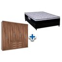 Ver imagem 1 de Cama Box Casal + Colchão Foggia Sogni + Guarda Roupa Master 8.6 Demolição
