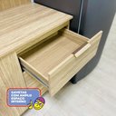 Ver imagem 6 de Armário de Cozinha Completa com Balcão com Tampo 10 Portas Glam Freijó Vanilla com Ripado