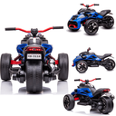 Ver imagem 1 de Quadriciclo Eletrico Infantil Bang Toys Tank Azul 12v Controle