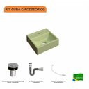 Ver imagem 3 de Kit Cuba Q32 com Válvula Click, Sifão Cromado e Flexível Compace