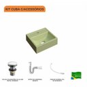 Ver imagem 3 de Kit Cuba Q32 com Válvula Click 01"g, Sifão Pvc e Flexível Compace