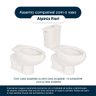 Assento Sanitário Soft Close Alpinia Cinza Claro para Vaso Fiori - 4