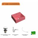 Ver imagem 3 de Kit Cuba Q32 com Válvula Click 1/2, Sifão Pvc e Flexível Compace