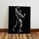 Ver imagem 3 de Kit 3 Quadro Decorativo Musculação Fisiculturismo Academia Moderno 28x20cm