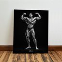 Ver imagem 4 de Kit 3 Quadro Decorativo Musculação Fisiculturismo Academia Moderno 28x20cm