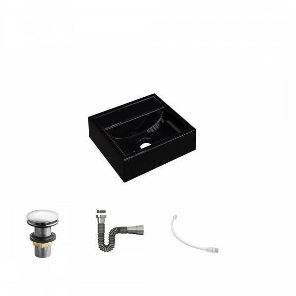 Kit Cuba Q32 com Válvula Click 1 1/2, Sifão Cromado e Flexível Compace - 2