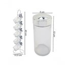 Ver imagem 2 de Kit Porta Condimento com Suporte Vertical 10 Potes de Vidro