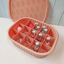 Ver imagem 4 de Organizador de Gavetas, Meias, Calcinhas, Bijuterias C- 15 Divisórias Linha Loft Salmão